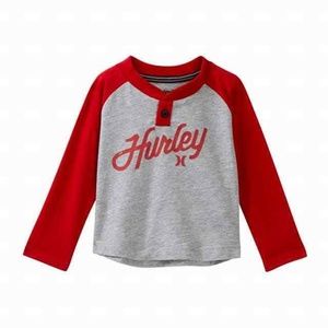 Hurley Long Sleeve Raglan Tee